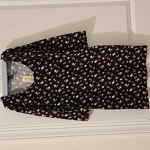 NWT Forever 21 fitted Bodycon mini dress, pink florals, size S